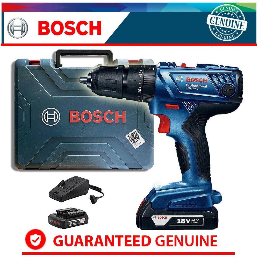 Bosch GSB 180-Li Cordless Hammer Drill 3/8
