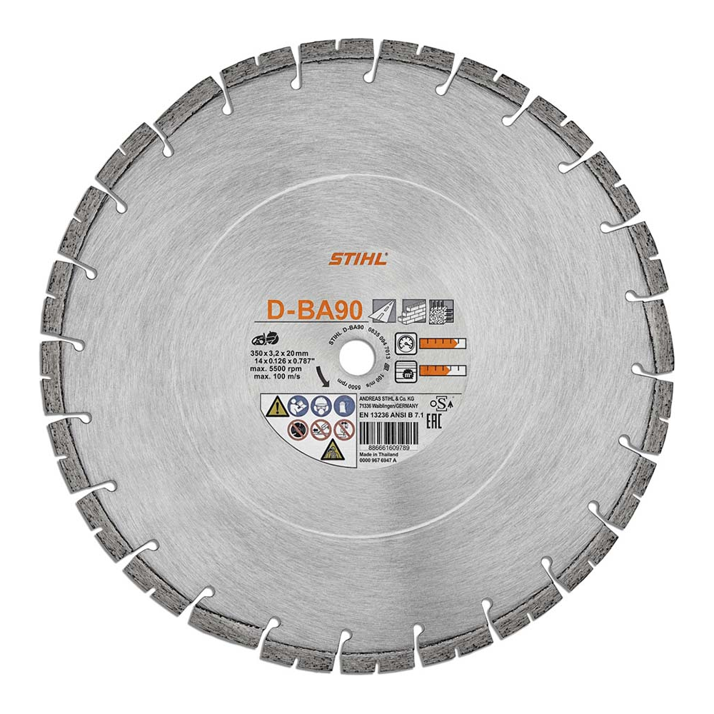 Stihl Diamond Cut Off Wheel / Cutting Disc for  Asphalt + Concrete