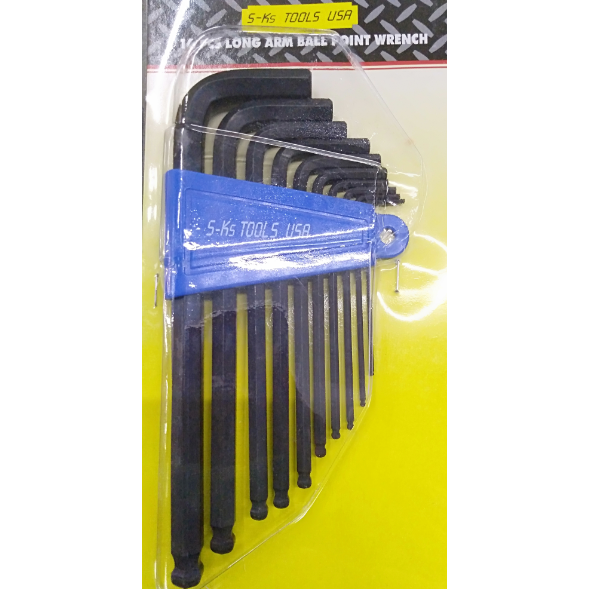 S-Ks BP-5210 Ball Point Hex Allen Key Wrench Set (10pcs) | SKS by KHM Megatools Corp.