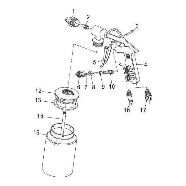 GAV 164A Pneumatic Undercoating Gun - KHM Megatools Corp.