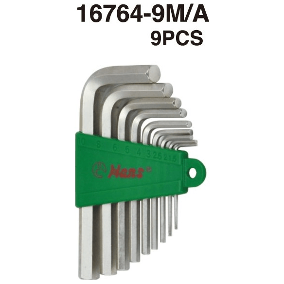 Hans 16764 Hex Key / Allen Wrench Set (Standard) - KHM Megatools Corp.