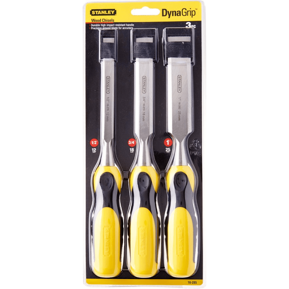 Stanley Wood Chisel Set PVC Handle (3pcs) - KHM Megatools Corp.