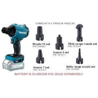 Makita AS001GZ 40V Cordless Dust Air Blower /Inflator XGT [Bare] - KHM Megatools Corp.