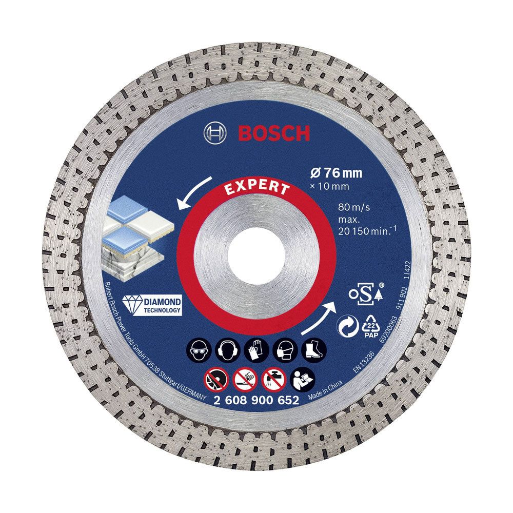 Bosch Diamond Cutting Disc for Tile 76MM Continuous (2608900652)