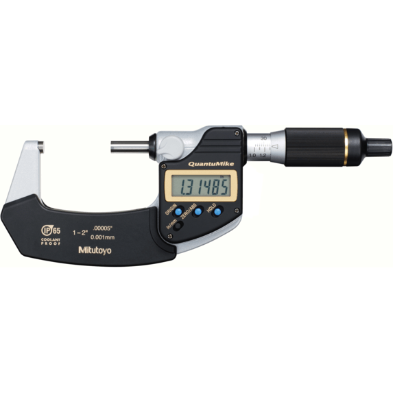 Mitutoyo 293-186-30 Digital Micrometer 1-2