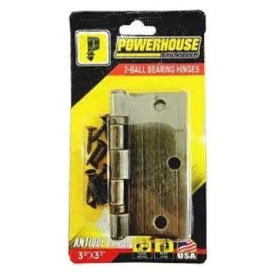 Powerhouse US5 2-Ball Bearing Hinges (Antique Brass) | Powerhouse by KHM Megatools Corp.