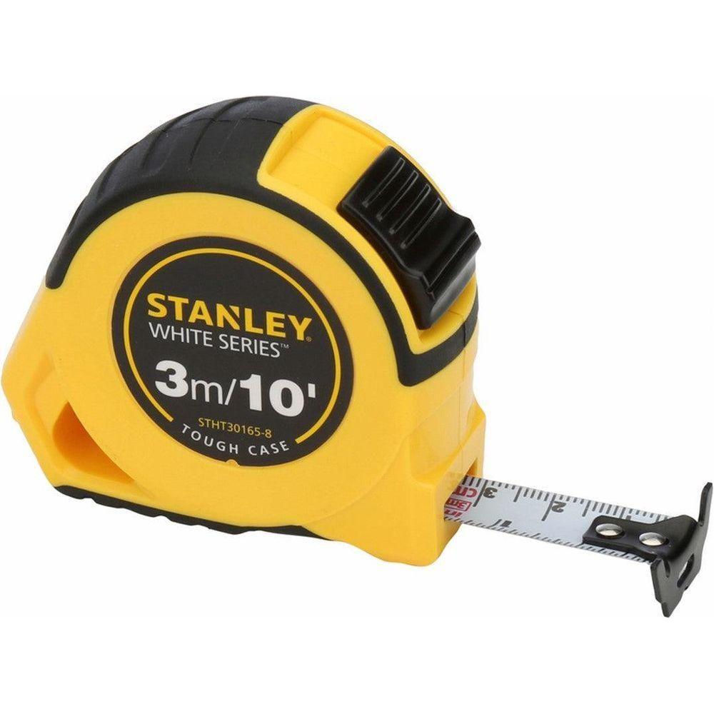 Stanley 30-165 Tough Case Steel Tape Measure 3m (White Blade) - KHM Megatools Corp.