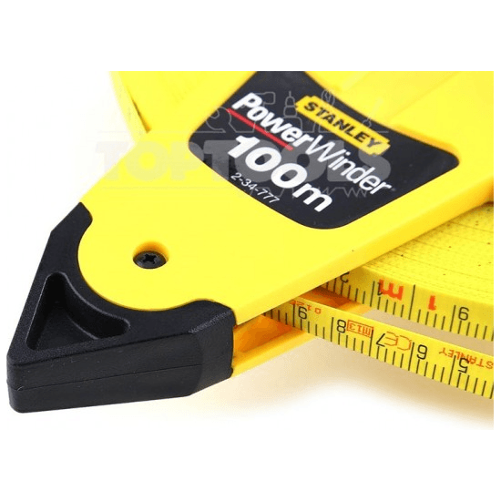 Stanley 34-777 PowerWinder Fiberglass Long Tape Measure (2-Sided Reading) | Stanley by KHM Megatools Corp.