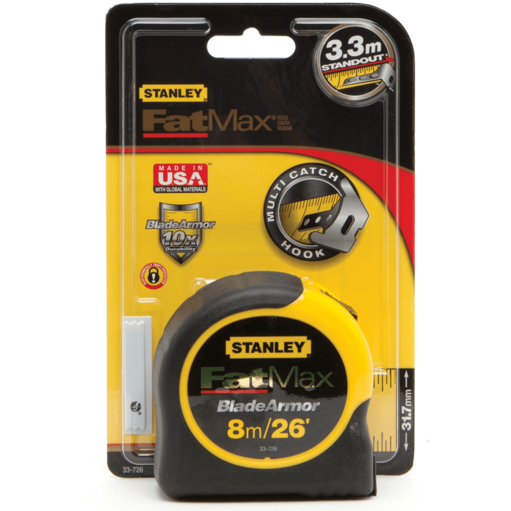 Stanley Blade Armor Coated Steel Tape Measure | Stanley by KHM Megatools Corp.