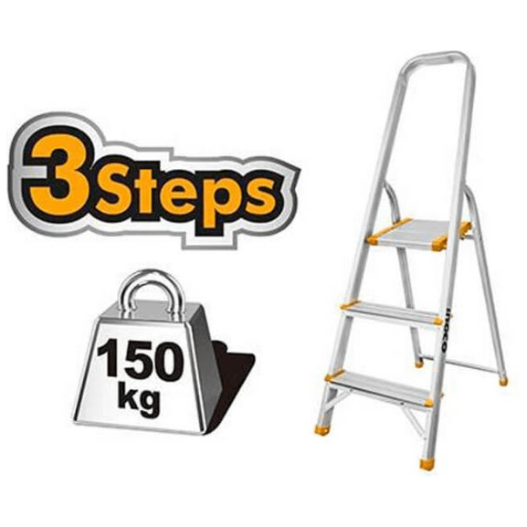 Ingco Household Aluminum A-Type Ladder - KHM Megatools Corp.