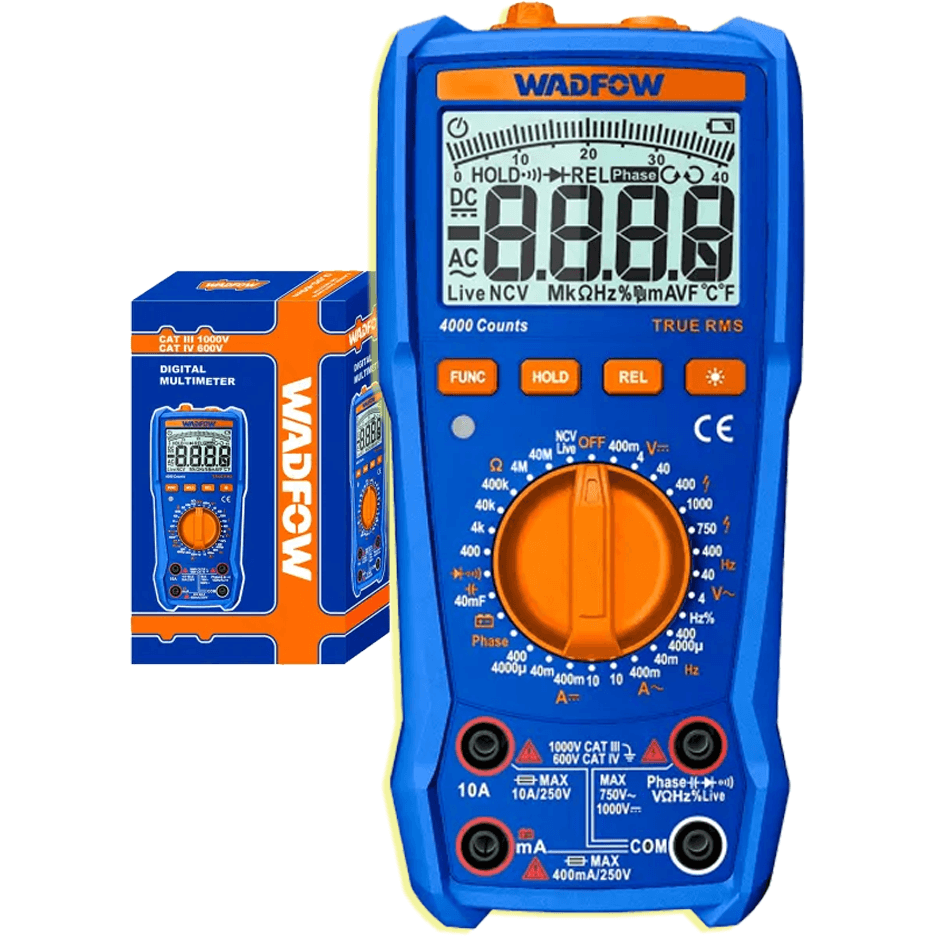 Wadfow WDM2502 Digital Multimeter 4000-Counts - KHM Megatools Corp.