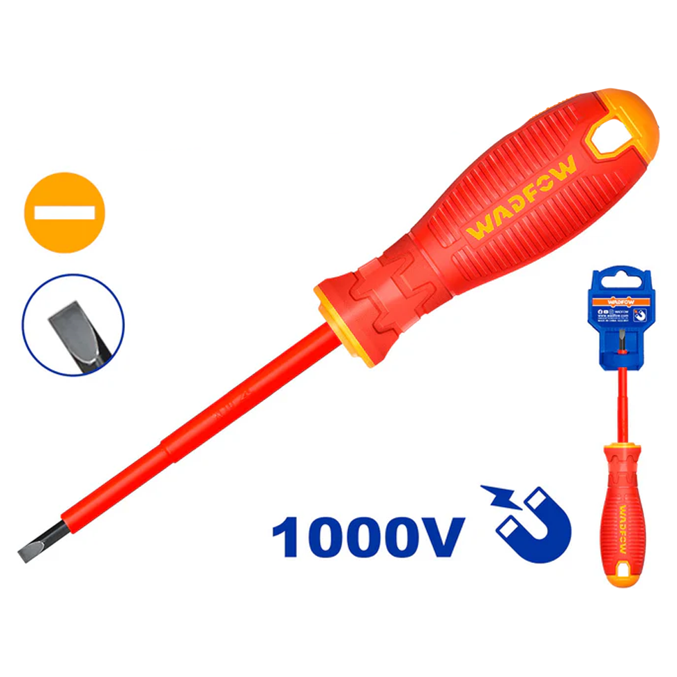 Wadfow WSD7233 Insulated Flat Screwdriver SL3.0 | Wadfow by KHM Megatools Corp.