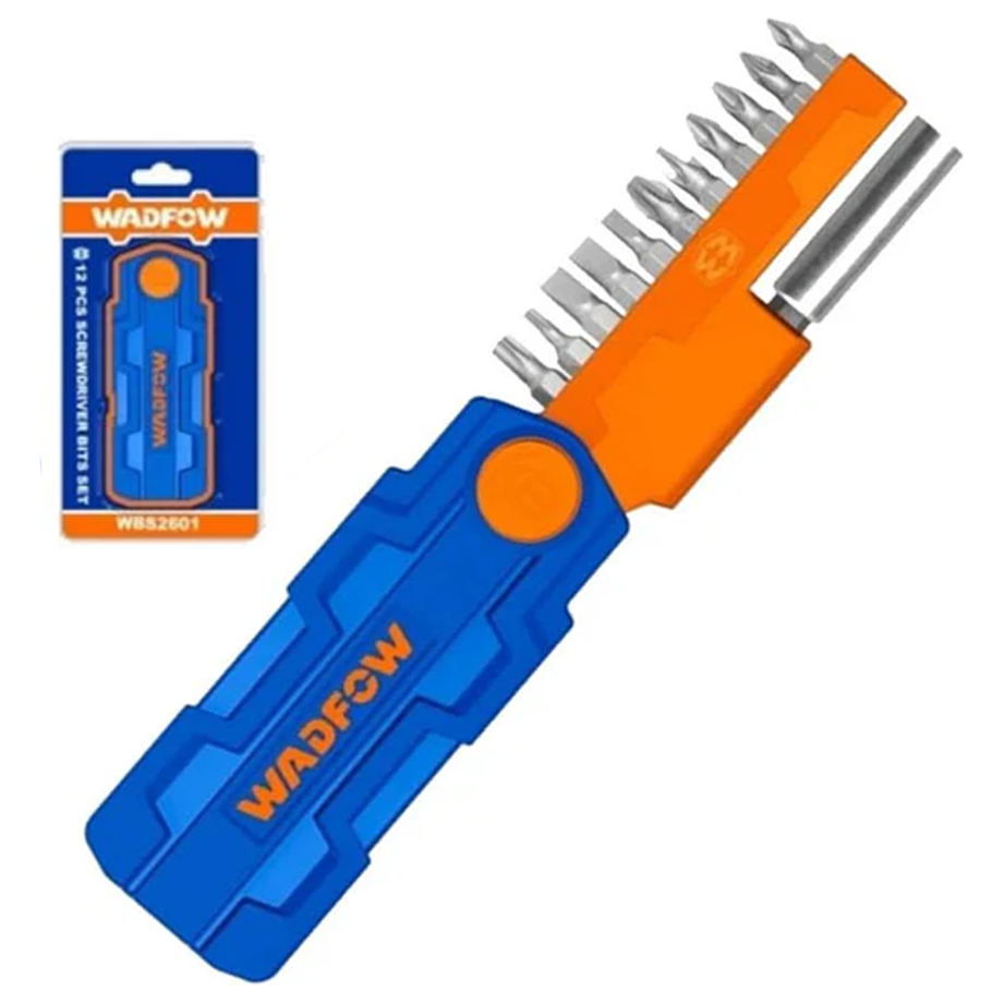 Wadfow WBS2601 Screwdriver Bit Set 12Pcs | Wadfow by KHM Megatools Corp.