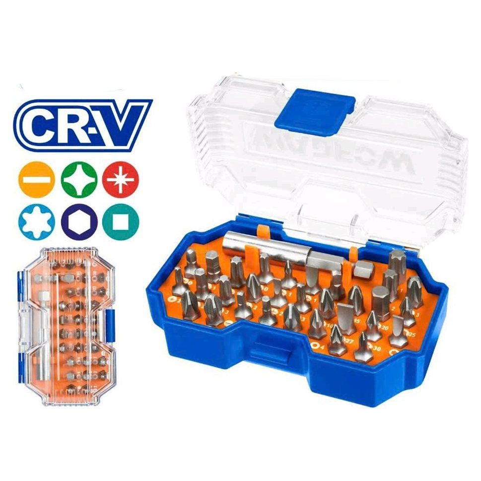 Wadfow WBS3B32 Screwdriver Bit Set 32Pcs | Wadfow by KHM Megatools Corp.