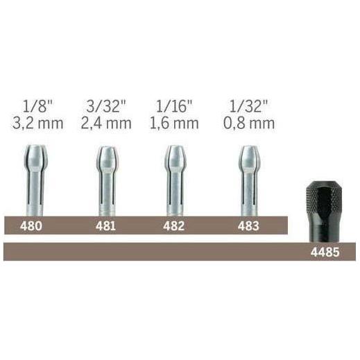 Dremel 4485 Quick Change Collet Nut Set - Goldpeak Tools PH Dremel