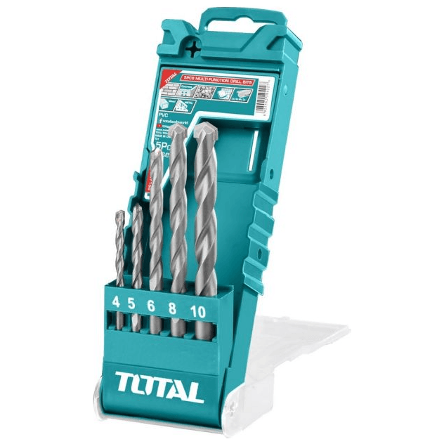 Total TACSD7156 5pcs Multi Purpose Drill Bit Set | Total by KHM Megatools Corp.