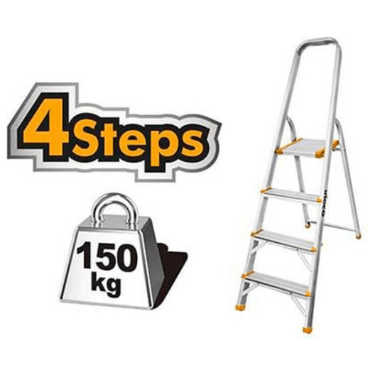 Ingco Household Aluminum A-Type Ladder - KHM Megatools Corp.