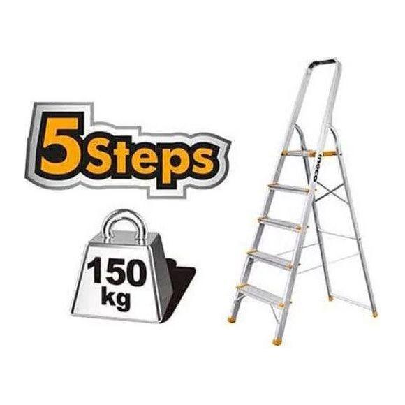 Ingco Household Aluminum A-Type Ladder - KHM Megatools Corp.