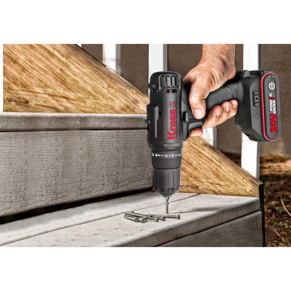 Kress KU210 20V Cordless Drill - Driver - Goldpeak Tools PH Kress