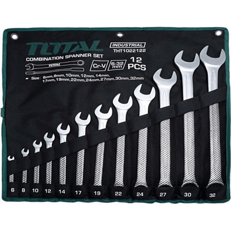 Total THT1022122 Combination Wrench Set 6-32mm | Total by KHM Megatools Corp.