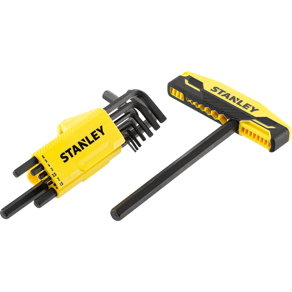 Stanley Hexagonal Allen Wrench Key - Ball End Tip (With T-Handle) | Stanley by KHM Megatools Corp.