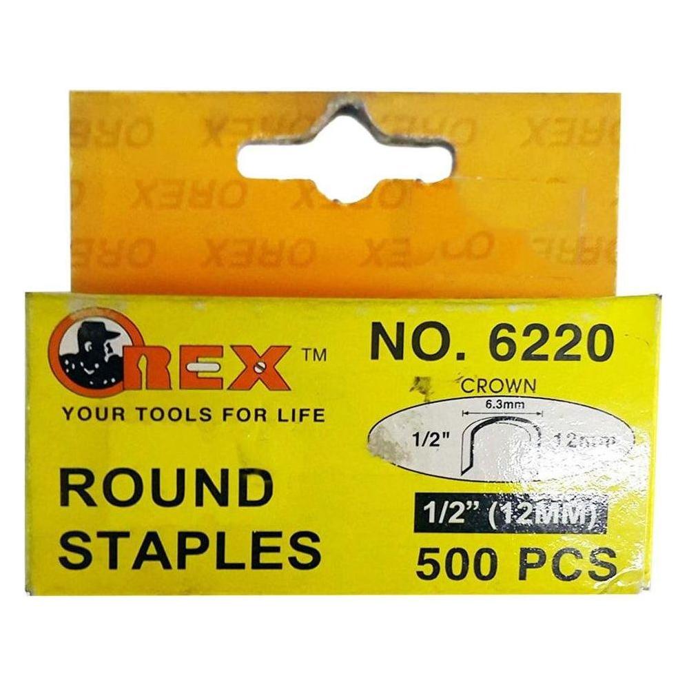 Orex 6220 Round Staples / Staple Wire 1/2