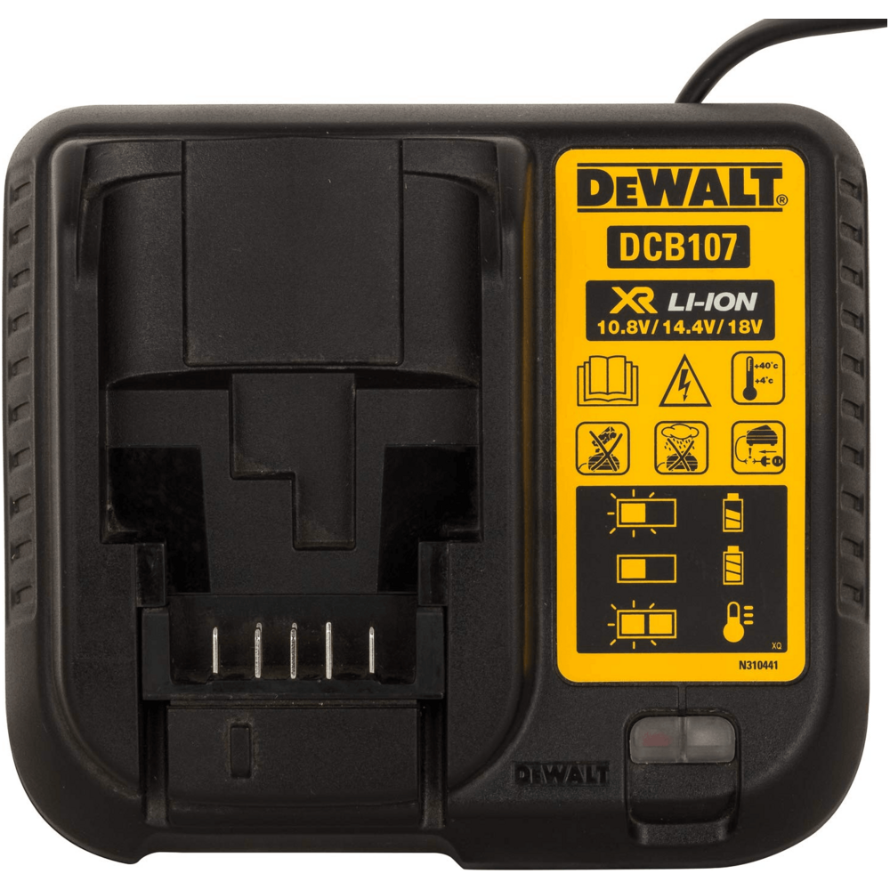 Dewalt DCB107 10.8V / 18V / 20V Multi Voltage XR Battery Charger - KHM Megatools Corp.