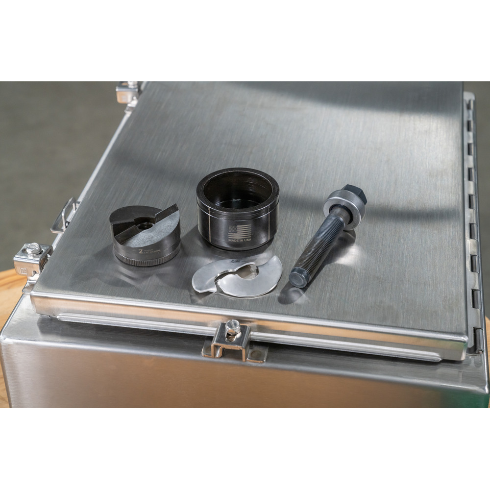 Greenlee 7238SB Manual Knock Out Punch / Puncher Kit with Ratchet 1/2
