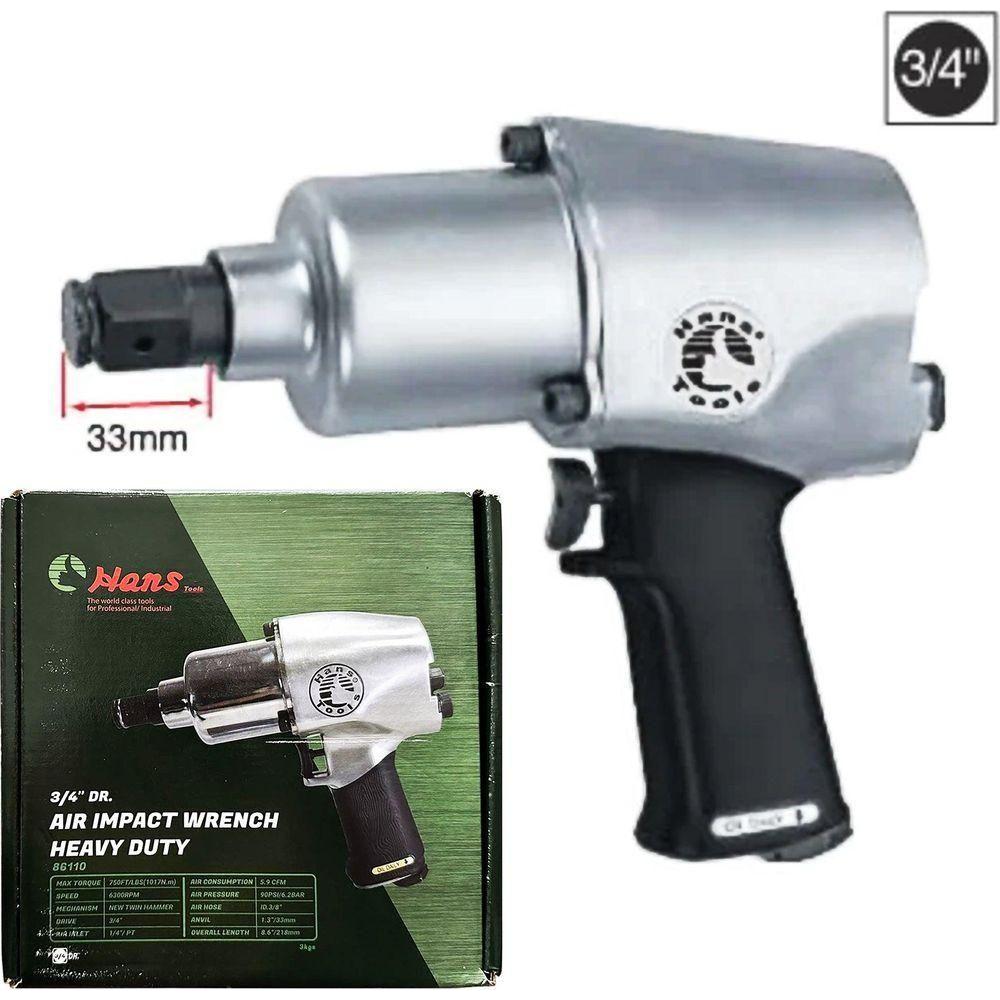 Hans 86110 Pneumatic Air Impact Wrench 3/4