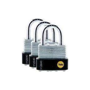 Yale Laminated Steel Multi Padlock with Rubber Bumper (Key Alike) | Yale by KHM Megatools Corp.