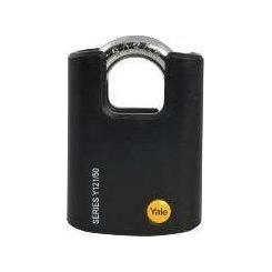 Yale Outdoor High Security Brass Padlock (Shrouded Shoulder) [Black Body] | Yale by KHM Megatools Corp.