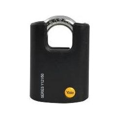 Yale Outdoor High Security Brass Padlock (Shrouded Shoulder) [Black Body] | Yale by KHM Megatools Corp.