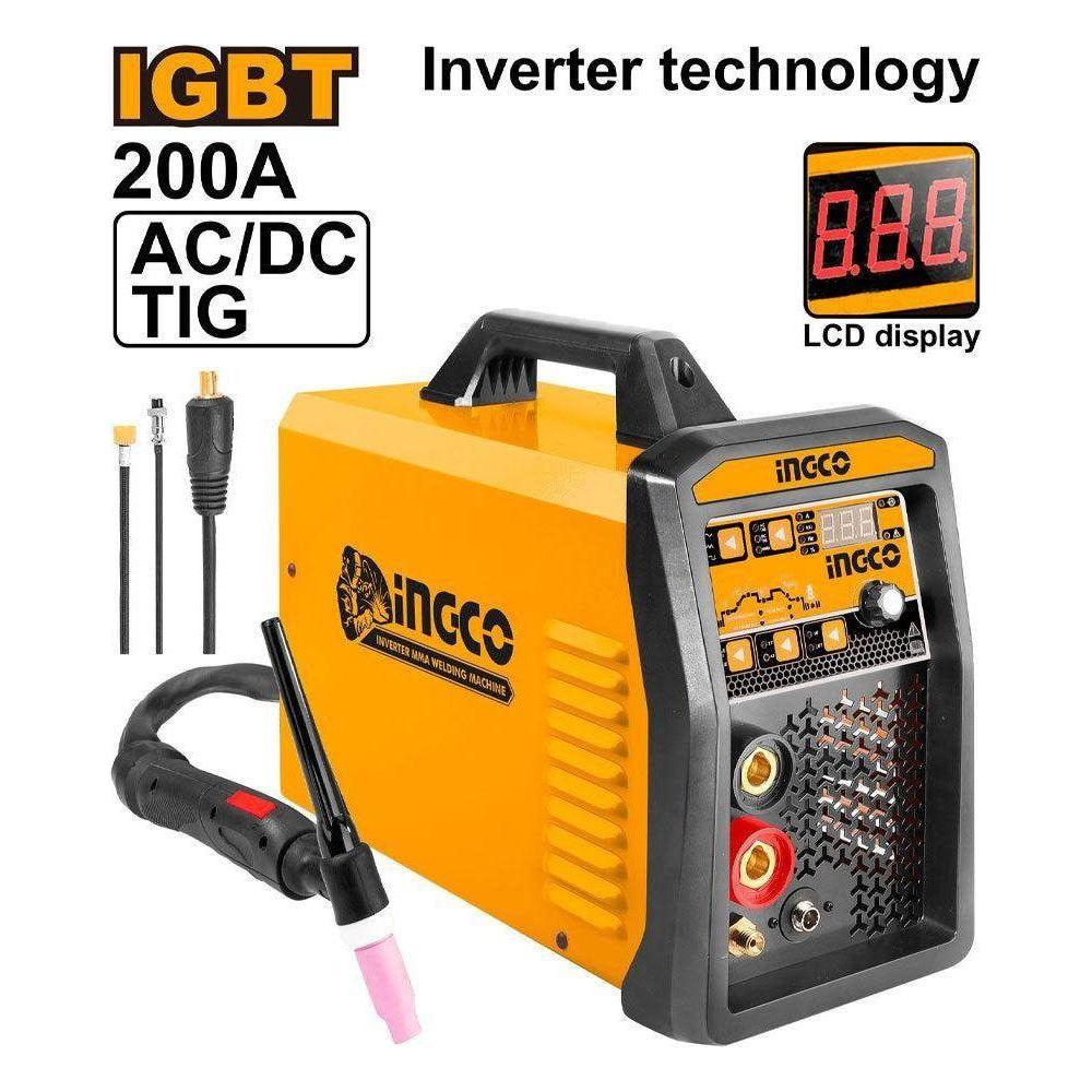 Ingco ING-ACDCTIG2001 Inverter AC/DC TIG/MMA Welding Machine - KHM Megatools Corp.