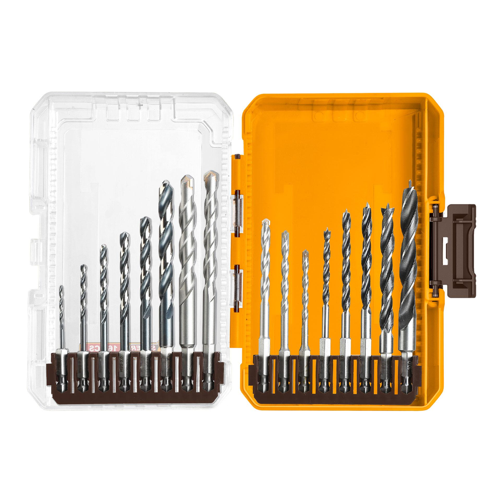 Ingco AKDL11606 Multi-Function and Wood Drill Bit Set 16PCS