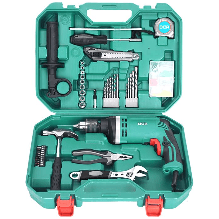 DCA AZJ16T Hammer Drill with Hand Tools Set 13mm 710W - KHM Megatools Corp.