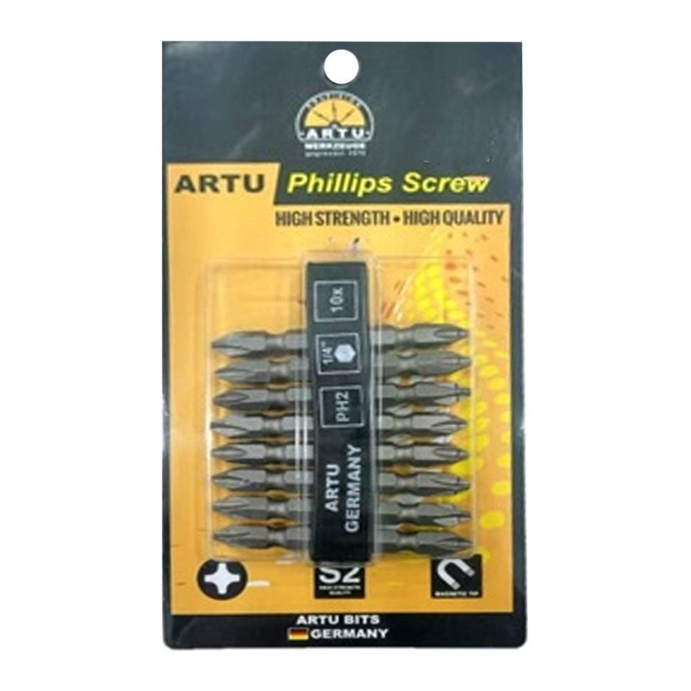 ARTU Philips Screw Bit Set 10Pcs (PH2)