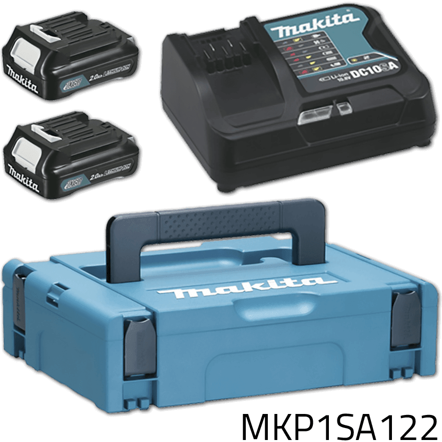 Makita MKP1SA122 12V CXT Power Source Kit / Battery & Charger Set (2.0Ah) - KHM Megatools Corp.