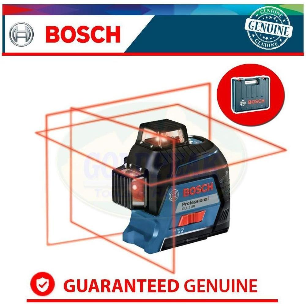 Bosch GLL 3-80 Line Laser Level - Goldpeak Tools PH Bosch