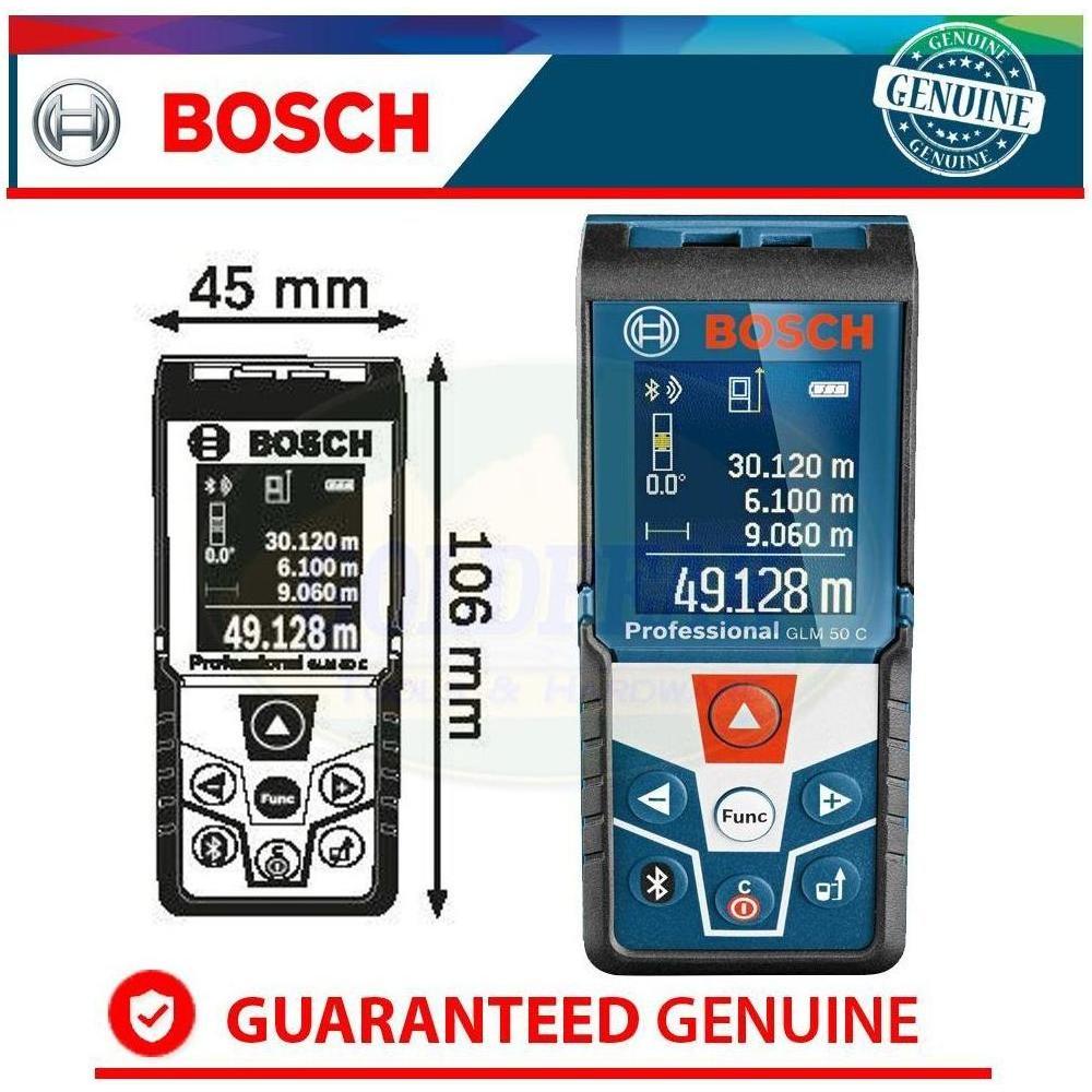 Bosch GLM 50 C Laser Rangefinder (With Bluetooth Feature) - Goldpeak Tools PH Bosch