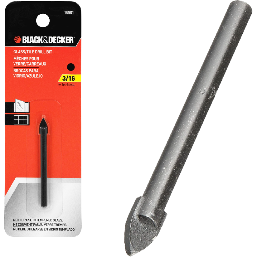 Black & Decker A8413 Glass and Tile Drill Bit 6MM