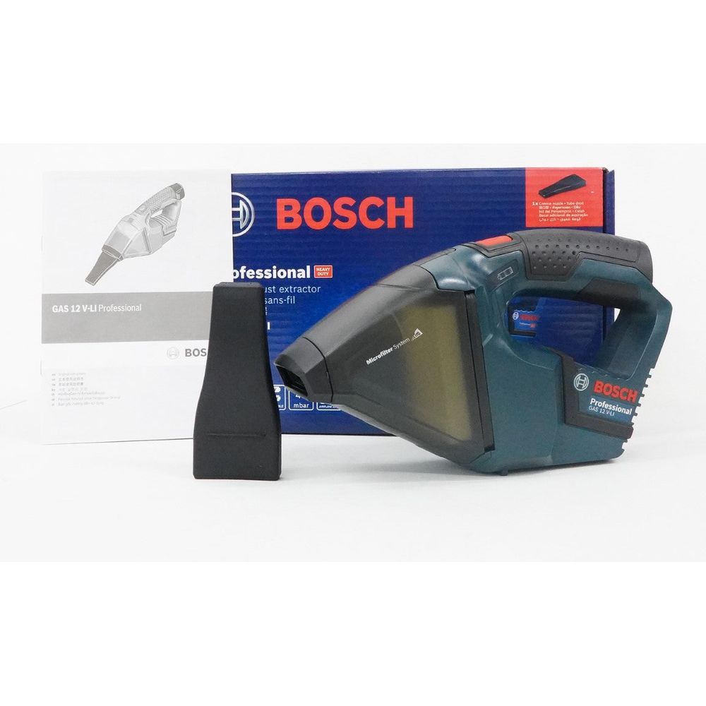 Bosch GAS 12 V-Li Cordless Vacuum Cleaner 350ml 12V (Bare) | Bosch by KHM Megatools Corp.