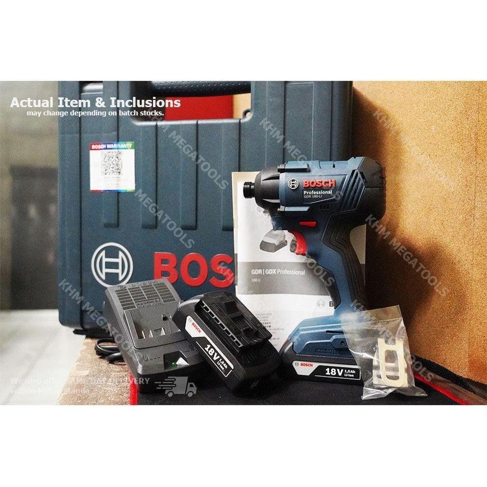 Bosch GDR 180 Cordless Impact Driver 160Nm 18V [Kit] - KHM Megatools Corp.