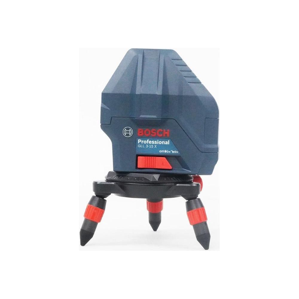 Bosch GLL 3-15 X Line Laser level [3x Lines] with Plumb Points (15 meters) | Bosch by KHM Megatools Corp.