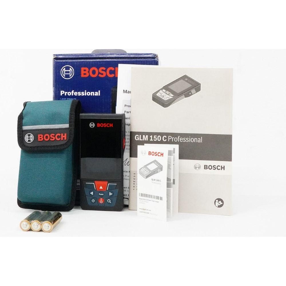 Bosch GLM 150 C Laser Rangefinder / Distance Measurer with Camera (150 meters) | Bosch by KHM Megatools Corp.