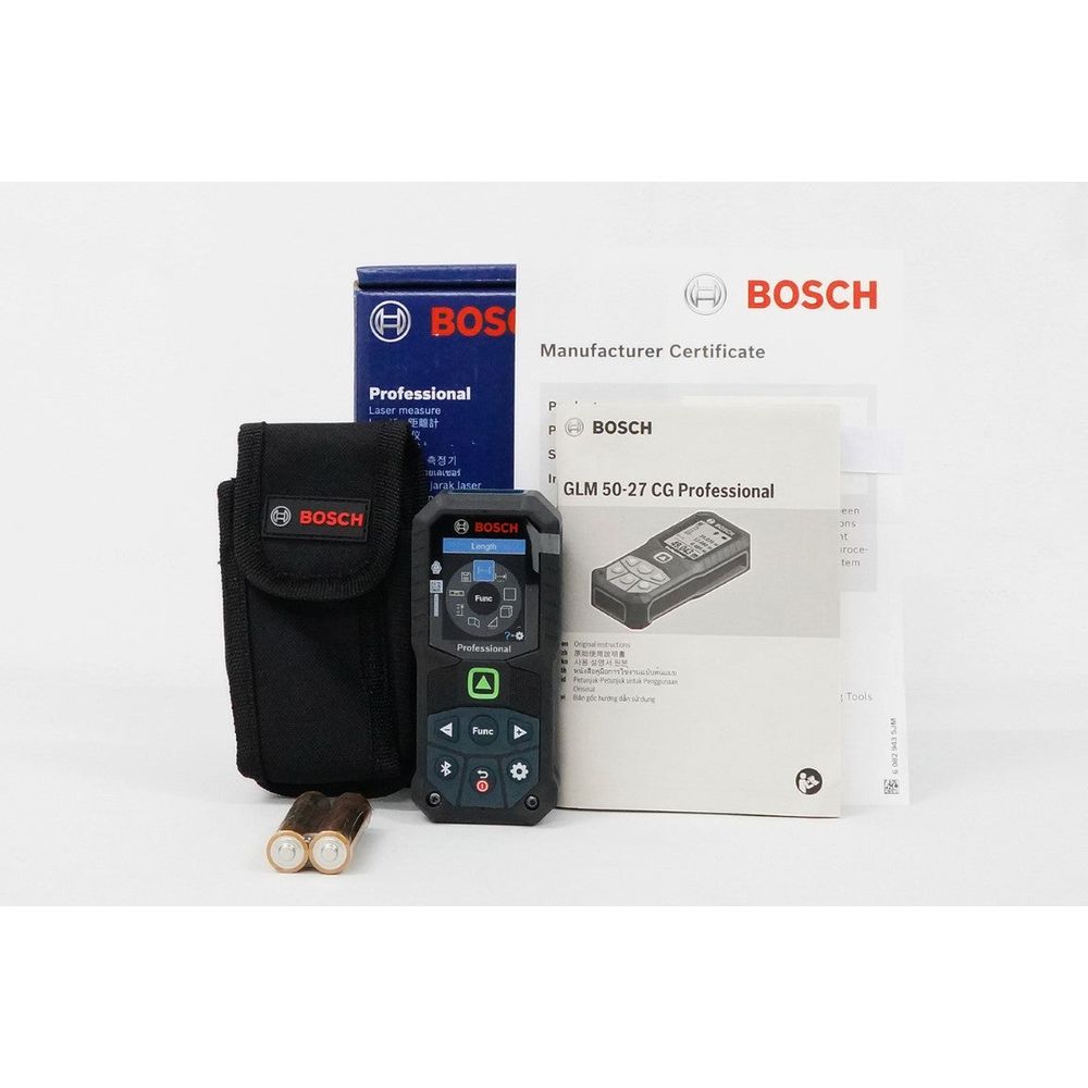 Bosch GLM 50-27 CG Laser Rangefinder (With Bluetooth Feature) [50 meters] | Bosch by KHM Megatools Corp.