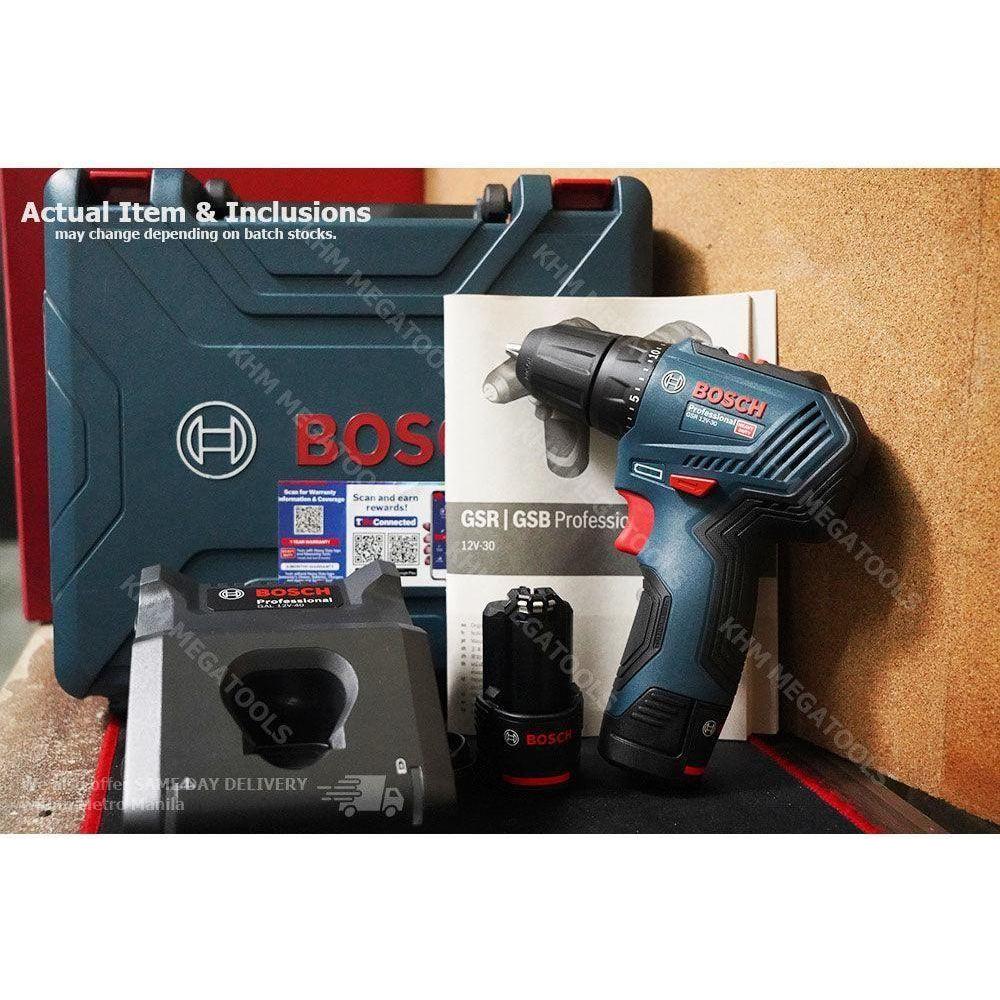 Bosch GSR 12V-30 Cordless Brushless Drill - Driver 10mm (3/8