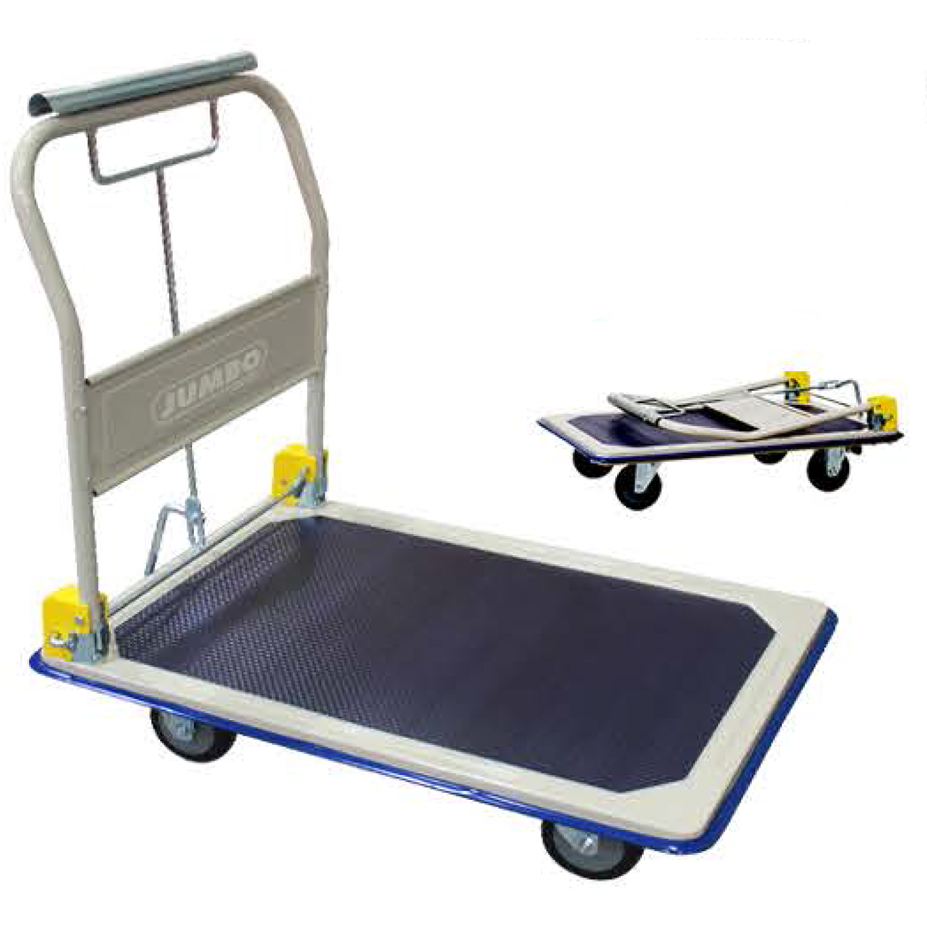 Jumbo HB-210JCK Steel Platform Trolley with Hand Brake