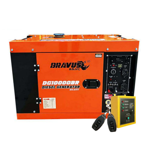 Bravus DG10000BR.2 Diesel Generator Silent Type 10kVa (w/ add-on switch on/off and Remote System)