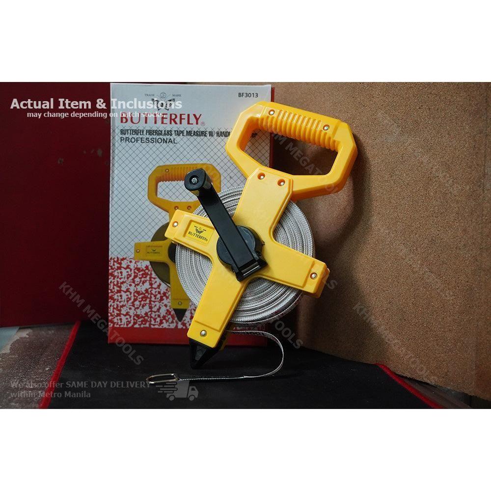 Butterfly Fiberglass Open Reel Long Tape Measure - KHM Megatools Corp.