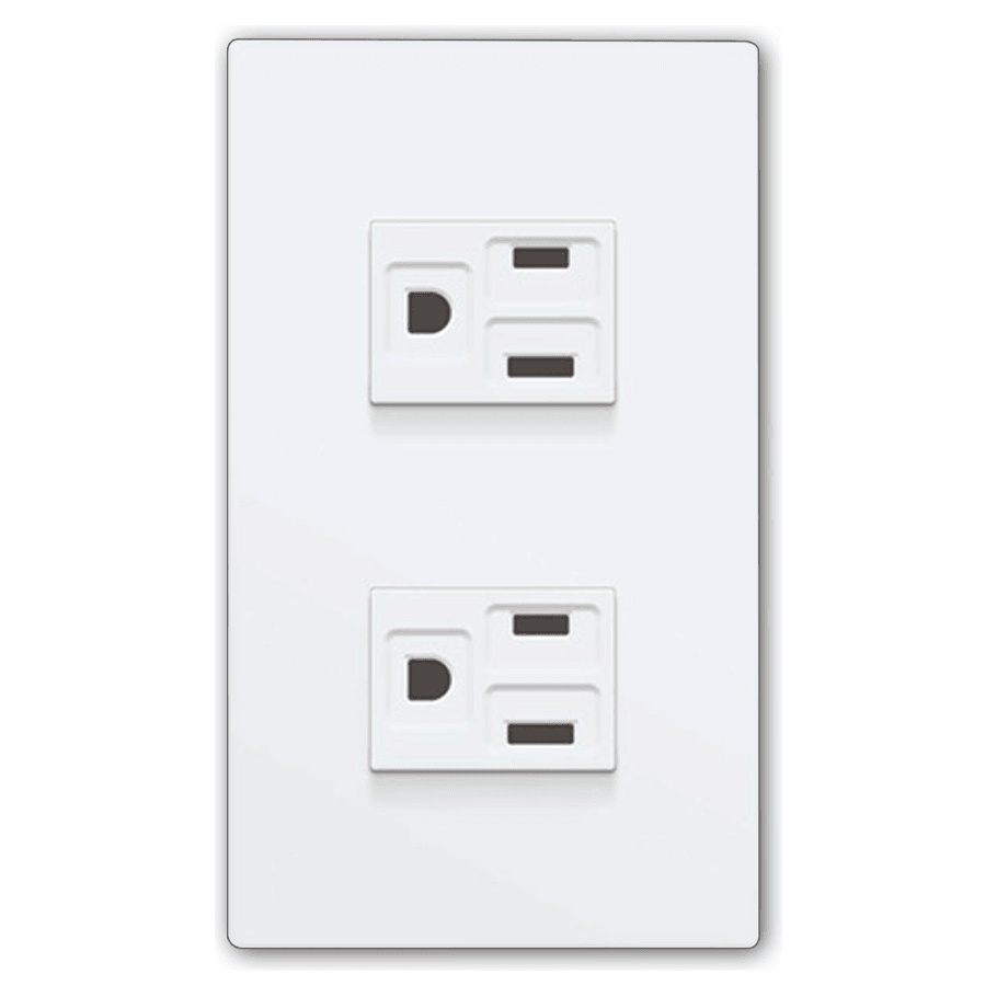 Powerhouse Electric 2 Gang Plate w/ Regular Convenience Outlet 2PC - KHM Megatools Corp.